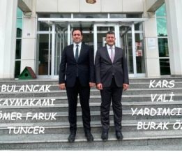 PİRAZİZ KAYMAKAMI BURAK ÖZ’DEN BULANCAK KAYMAKAMI ÖMER FARUK TUNCER’E VEDA ZİYARETİ