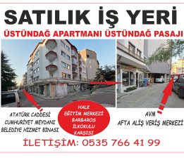 BULANCAK’IN EN MERKEZİ NOKTASINDA SATILIK İŞ YERİ!