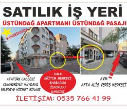 BULANCAK’IN EN MERKEZİ NOKTASINDA SATILIK İŞ YERİ!