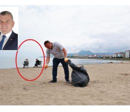 HALK PLAJINDA TEMİZLİK SEFERBERLİĞİ