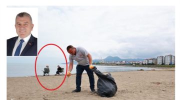 HALK PLAJINDA TEMİZLİK SEFERBERLİĞİ