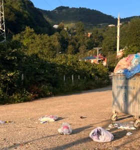 KÖYLER ÇÖP ALTINDA! FINDIK SEZONU VE YAZ YOĞUNLUĞU KONTEYNERLERİ TAŞIRDI