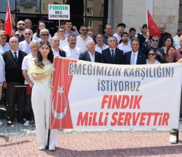 BULANCAK’TA FINDIK İÇİN TEK SES: “ÜRETİCİNİN EMEĞİ KARŞILIK BULMALI”