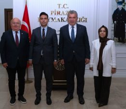 BAŞKAN NECMİ SIBIÇ’TAN PİRAZİZ KAYMAKAMI KADİR KILIÇ’A HAYIRLI OLSUN ZİYARETİ
