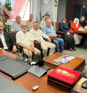 AK PARTİ BULANCAK TEŞKİLATI’NDAN İL BAŞKANI HÜSEYİN ALKAN’A GÜÇLÜ DESTEK ZİYARETİ