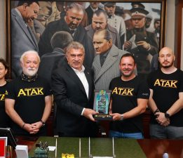 ATAK EKİBİNDEN BAŞKAN NECMİ SIBIÇ’A ANLAMLI ZİYARET