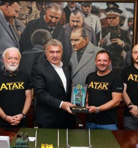 ATAK EKİBİNDEN BAŞKAN NECMİ SIBIÇ’A ANLAMLI ZİYARET