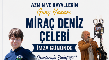 12 YAŞINDAKİ YAZAR MİRAÇ DENİZ ÇELEBİ, BULANCAK HABER CANLI YAYININDA OKURLARIYLA BULUŞTU