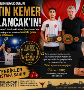 RİNGDE GELEN BÜYÜK GURUR! MUSTAFA ŞAHİN, ALTIN KEMERİN SAHİBİ OLDU