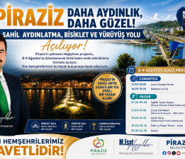 PİRAZİZ’DE SAHİLİN ÇEHRESİ DEĞİŞTİ!