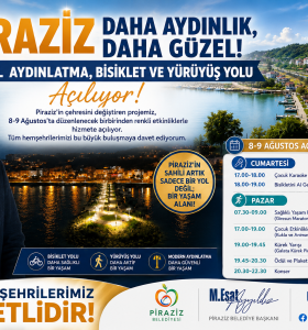 PİRAZİZ’DE SAHİLİN ÇEHRESİ DEĞİŞTİ!