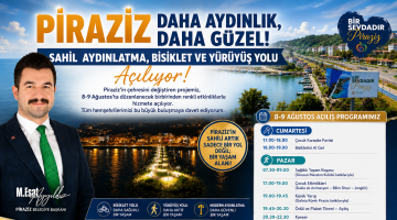 PİRAZİZ’DE SAHİLİN ÇEHRESİ DEĞİŞTİ!