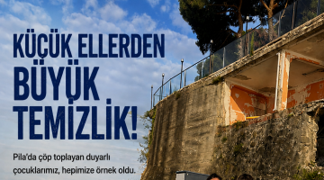 ÇOCUKLAR TEMİZLEDİ, BÜYÜKLER DÜŞÜNSÜN! EĞRİCE HALK PLAJI’NDAN TÜM TÜRKİYE’YE ÖRNEK MESAJ
