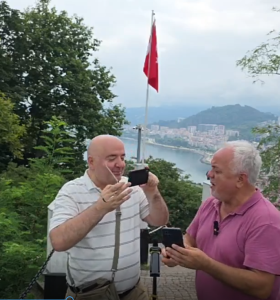 OSMAN AĞA ANIT MEZARI BAŞINDA CANLI YAYIN SÜRPRİZİ