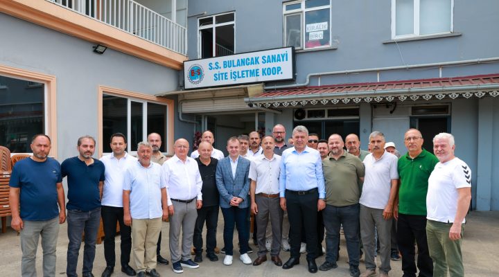 BAŞKAN SIBIÇ, YAKUP ZERE BULANCAK SANAYİ SİTESİ ESNAFIYLA AYNI SOFRADA BULUŞTU