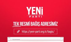 YENİ PARTİ’DEN SAHTE BAĞIŞ UYARISI