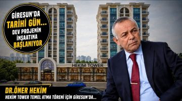 HEKİM TOWER İÇİN TÖREN 5 AĞUSTOS ÇARŞAMBA GÜNÜ SAAT:13.30’DA