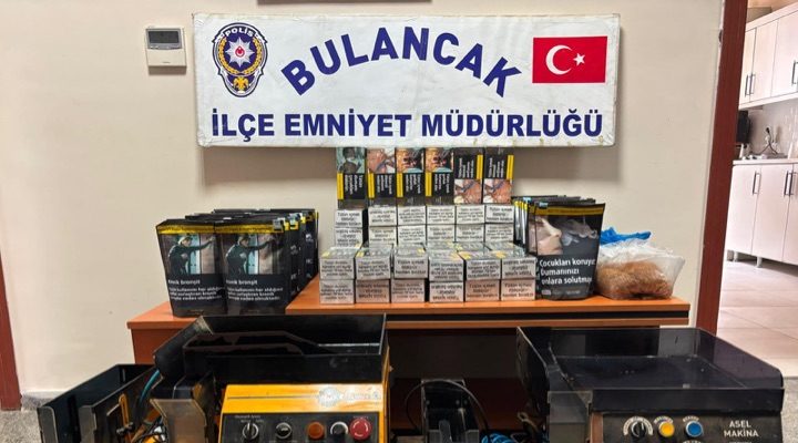 BULANCAK’TA KAÇAK TÜTÜN VE MAKARON OPERASYONU