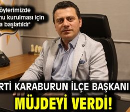 BULANCAKLI BAŞKAN, KARABURUN’DA KÖYLERİN BAZ İSTASYONU SORUNUNA EL ATTI!