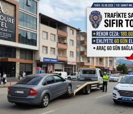 BULANCAK’TA TRAFİK MAGANDASINA AĞIR FATURA