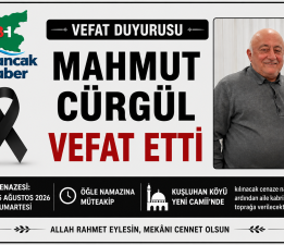 MAHMUT CÜRGÜL VEFAT ETTİ