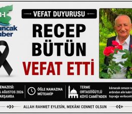 RECEP BÜTÜN VEFAT ETTİ