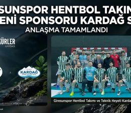 GİRESUNSPOR’A KARDAĞ SU’DAN CAN SUYU!
