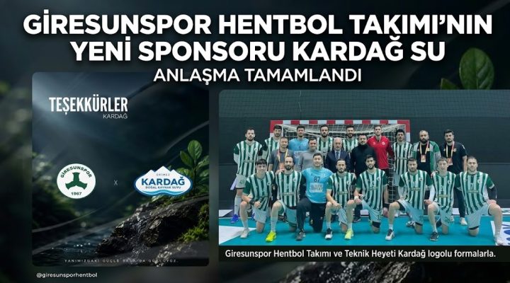 GİRESUNSPOR’A KARDAĞ SU’DAN CAN SUYU!