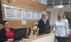 ELVAN IŞIK GEZMİŞ’İN ZİYARETİ OBJEKTİFLERE BÖYLE YANSIDI