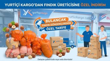 YURTİÇİ KARGO’DAN FINDIK ÜRETİCİSİNE ÖZEL İNDİRİM
