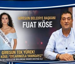 GİRESUN BELEDİYE BAŞKANI FUAT KÖSE’DEN SILA SARAYDEMİR’E DEV DESTEK!