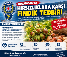 BULANCAK’TA FINDIK HIRSIZLIĞINA KARŞI GÜVENLİK ALARMI!