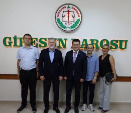 YENİ PARTİ GİRESUN İL BAŞKANI GÖKHAN ŞENYÜREK’TEN BARO’YA YENİ ADLİ YIL ZİYARETİ