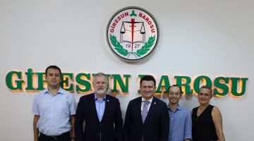 YENİ PARTİ GİRESUN İL BAŞKANI GÖKHAN ŞENYÜREK’TEN BARO’YA YENİ ADLİ YIL ZİYARETİ