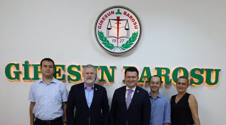 YENİ PARTİ GİRESUN İL BAŞKANI GÖKHAN ŞENYÜREK’TEN BARO’YA YENİ ADLİ YIL ZİYARETİ