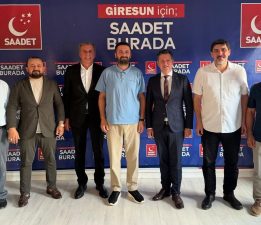 SAADET PARTİSİ GİRESUN İL BAŞKANI ABDULKADİR BEKTAŞ’TAN ERGİN KILIÇASLAN VE EKİBİNE EV SAHİPLİĞİ