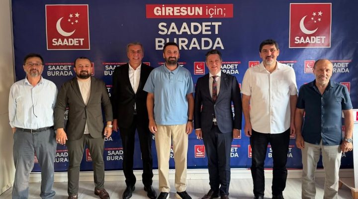 SAADET PARTİSİ GİRESUN İL BAŞKANI ABDULKADİR BEKTAŞ’TAN ERGİN KILIÇASLAN VE EKİBİNE EV SAHİPLİĞİ