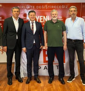 YENİ PARTİ GİRESUN İL BAŞKANI GÖKHAN ŞENYÜREK VE YÖNETİMİNDEN İŞ DÜNYASINA ÖNEMLİ TEMAS