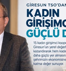GİRESUN’DA KADIN GİRİŞİMCİLİĞİ İÇİN YENİ DÖNEM HEDEFİ