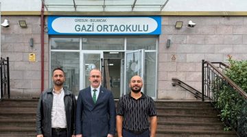 BULANCAK’TA EĞİTİM YILININ İLK GÜNLERİNDE OKUL ZİYARETLERİ SÜRÜYOR