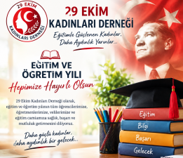 29 EKİM KADINLARI DERNEĞİ’NDEN EĞİTİM CAMİASINA ÇAĞRI: “HER ÇOCUĞUN GELECEĞİNE DOKUNALIM”