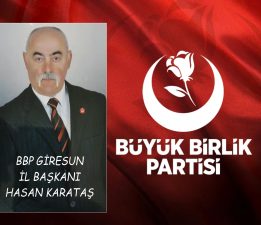 BBP GİRESUN İL BAŞKANI HASAN KARATAŞ’TAN AKARYAKIT VERGİSİ TEPKİSİ