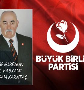 BBP GİRESUN İL BAŞKANI HASAN KARATAŞ’TAN AKARYAKIT VERGİSİ TEPKİSİ