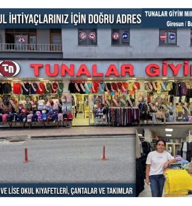 OKUL ZİLİ ÇALMADAN HAZIRLIK BAŞLADI! TUNALAR GİYİM’DE YENİ EĞİTİM YILI HAZIRLIĞI TAMAM