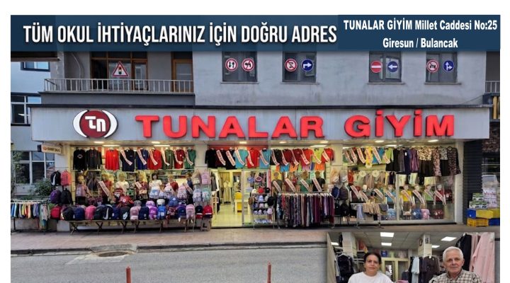 OKUL ZİLİ ÇALMADAN HAZIRLIK BAŞLADI! TUNALAR GİYİM’DE YENİ EĞİTİM YILI HAZIRLIĞI TAMAM