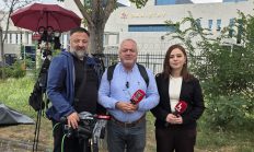 DANIŞTAY ÖNÜNDE BULANCAK HABER VE ULUSAL BASIN AYNI SAHADA