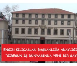 GİRESUN TSO’DA ‘BAYRAK YARIŞI’ BAŞLIYOR