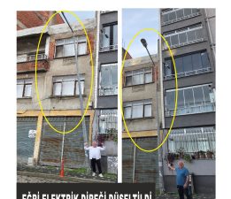 BULANCAK’TA OKUL ÇEVRELERİNDEKİ DİREKLER İÇİN MÜDAHALE