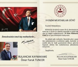 BULANCAK’TA 19 EKİM MUHTARLAR GÜNÜ KUTLANACAK