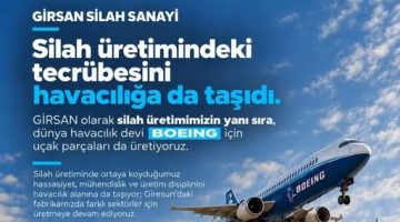 GİRESUN’DAN DÜNYA HAVACILIK DEVİNE BÜYÜK AÇILIM: GİRSAN, BOEING İÇİN PARÇA ÜRETİYOR!